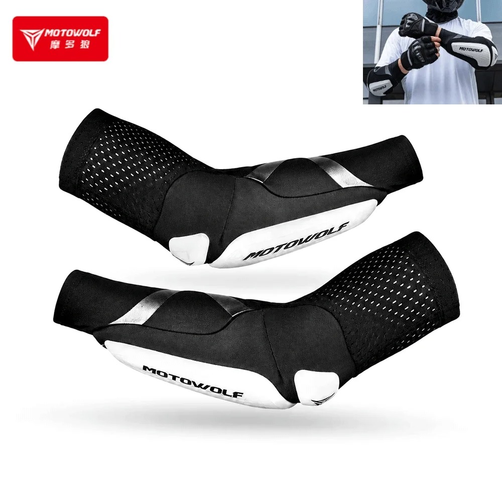 Motorcycle Elbow Pads Elastic  - Mountain Biking Elbow Pads review and price