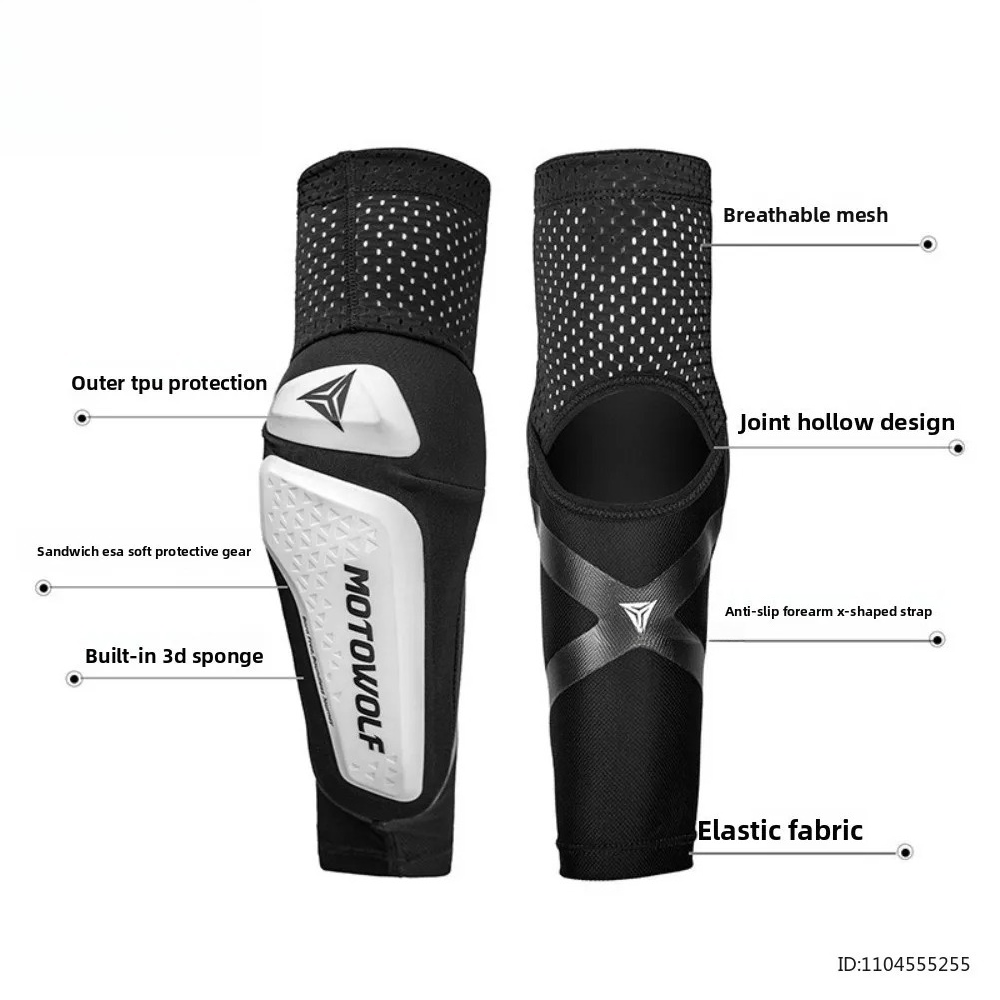 Motorcycle Elbow Pads Breathab - Mountain Biking Elbow Pads review and price