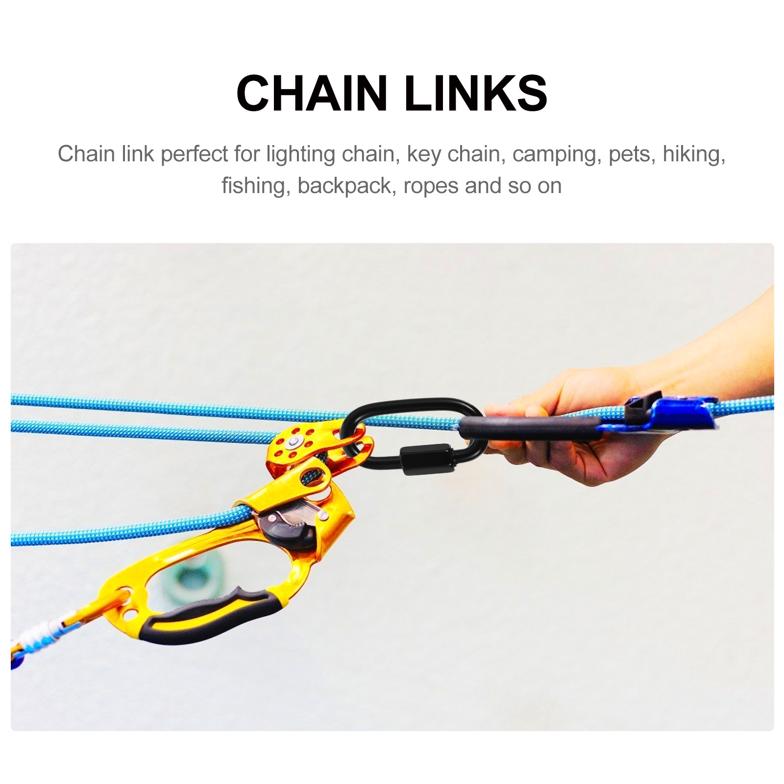8Pcs Quick Links Black Stainle - Chain Quick Link review and price