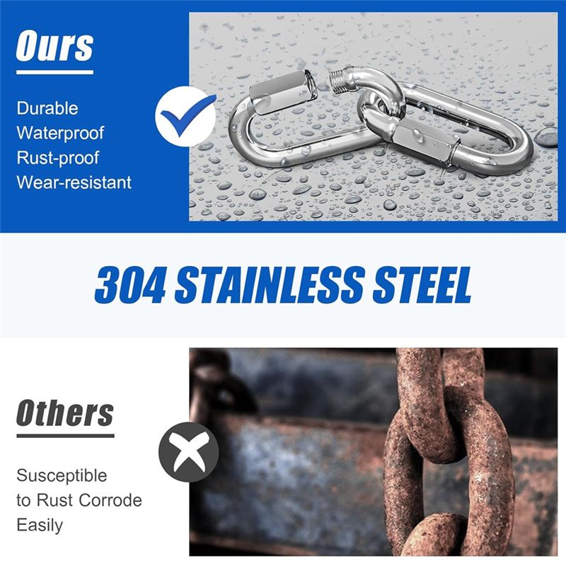 AS63-10PCS M6 2.3 Inch Quick L - Chain Quick Link review and price