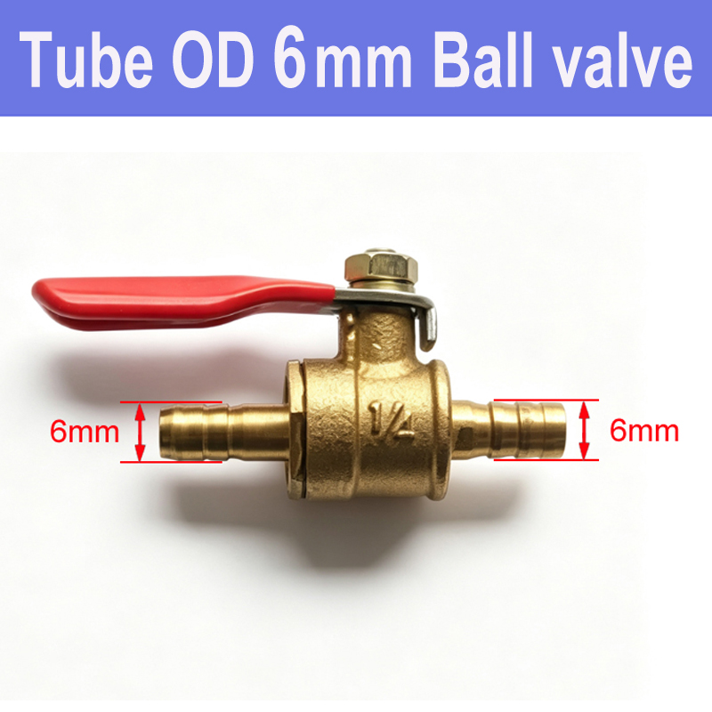 Small Red Handle Brass Shutoff - Spoke Nipple Brass review and price